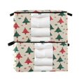 thumbnail image 1 of Foldable Clothes Storage Bags Clothes Organizer Bin with Clear Windows for Clothes Bedding Stylish Christmas Tree Pattern, 1 of 6