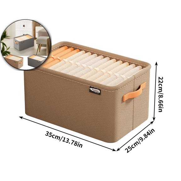 Foldable Clothes Storage Basket, Layered Pants Organizer Box, Versatile Wardrobe Sorting Bin for Closet Organization Use