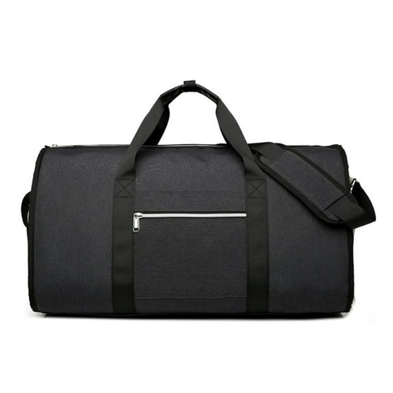 Foldable Clothing Garment Duffel Bag with Shoe Pouch, Travel Bag with Strap, Waterproof Large Capacity Suit Carry-On Weekend Travel Garment Bag