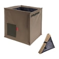 thumbnail image 1 of Foldable Collapsible Camping Storage Bin, Waterproof Outdoor Trash Can for Picnic, Brown, 1 of 6