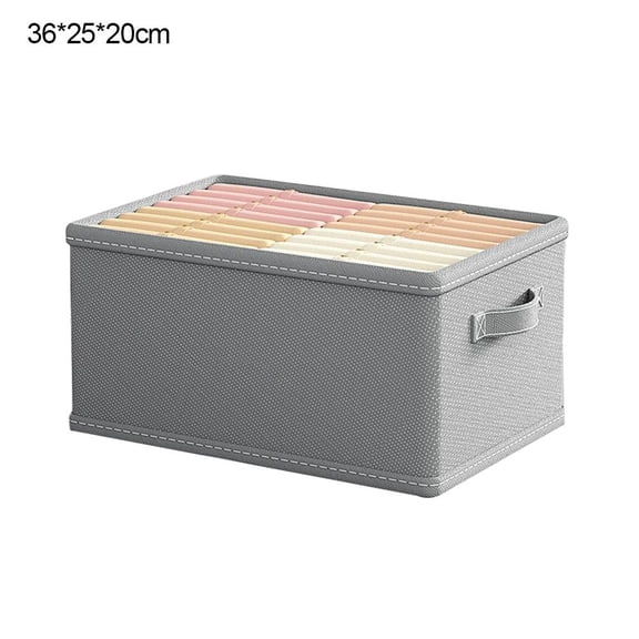Foldable Collapsible Fabric Drawer Storage Box, Dresser Storage Non Woven Drawer Organizer with Handle for Clothes Socks Underwear