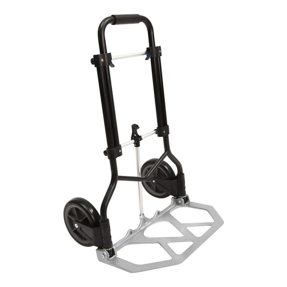 Foldable Compact Folding Aluminium Hand Truck Trolley Dolly Push Luggage Cart 120kg/264lbs