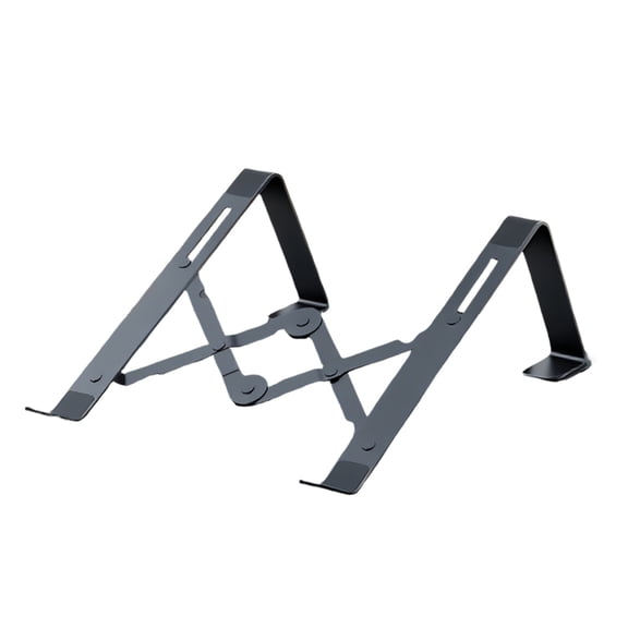 Adjustable Laptop Stand, Portable Folding Notebook Risers With Silicone Grips Enhances Heat Dissipation
