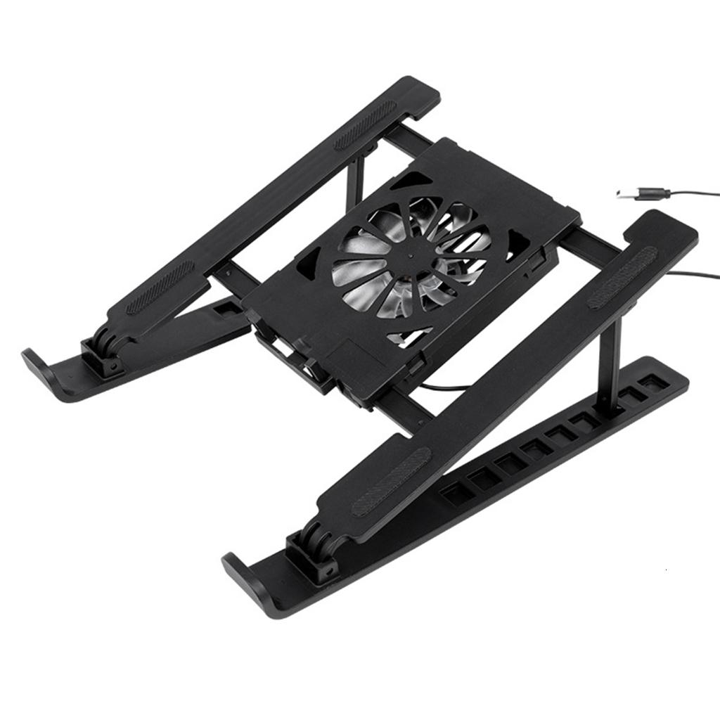 Foldable Computer Stand With Silents USB Cooling Fan 9 Adjustable ...