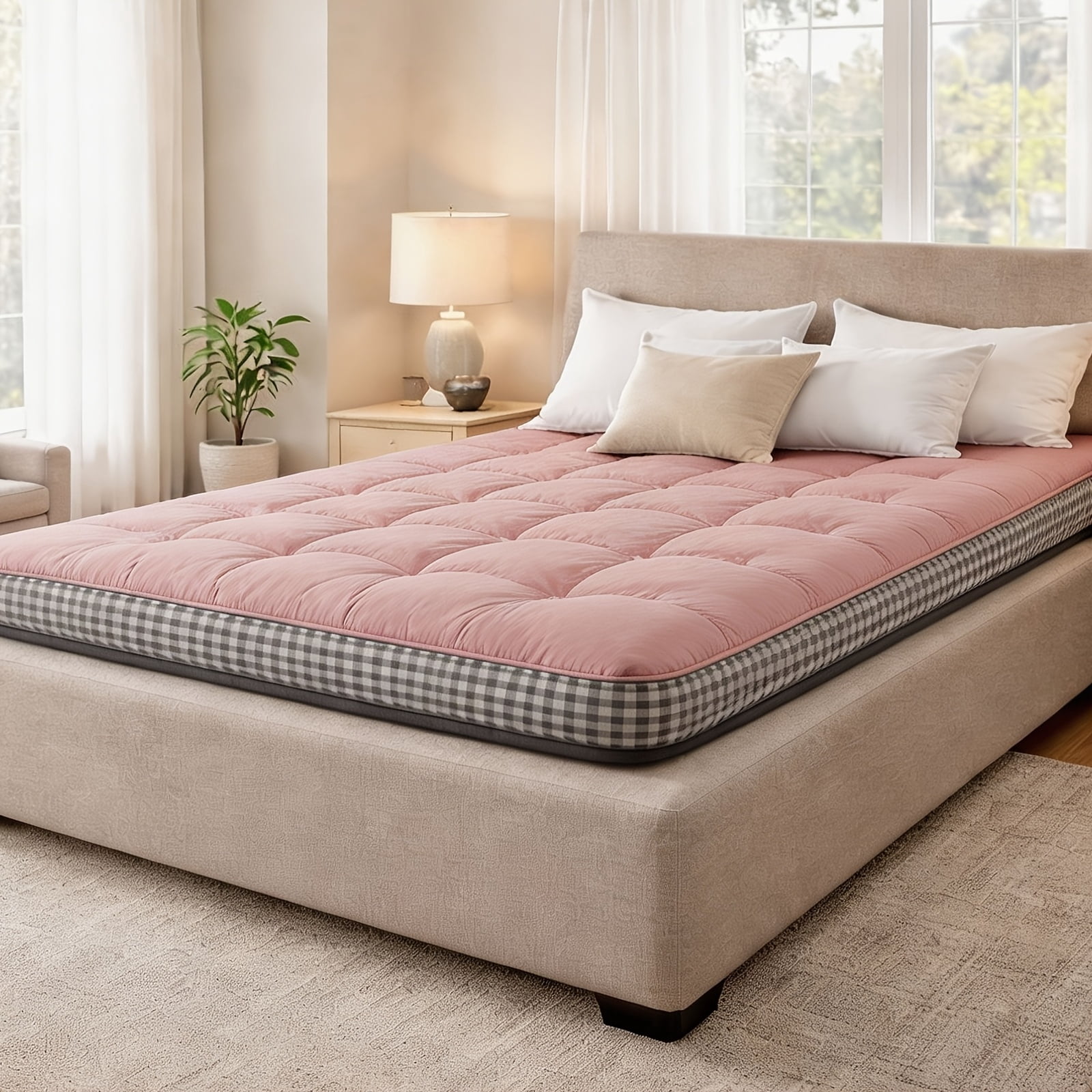 Foldable Cooling Breathable Mattress Pad, Large Size for RV, Apartment, Tatami and Outdoor Trip