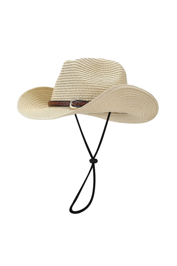 Foldable Cowboy Bowler Sun Hat - Lightweight UV Protection for Beach & Hiking