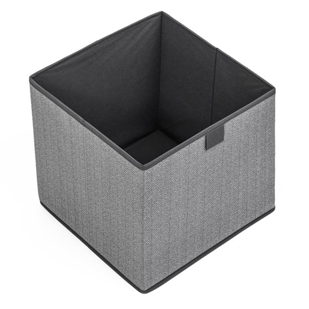 Foldable Cube Storage Baskets with Handles Storage Boxes for Wardrobe