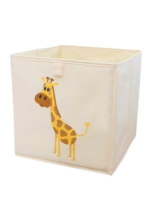 Foldable Cube Storage Bin for Kids Toy Theme Toy Container with Handle for Children's Room Home Organization Tool