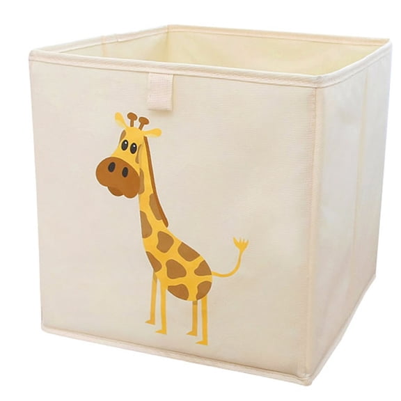 Foldable Cube Storage Bin for Kids Toy Theme Toy Container with Handle for Children's Room Home Organization Tool