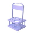 thumbnail image 1 of Foldable Cup Holder with Handle - Portable Drink Caddy for Coffee Beer Bottles for Restaurant Catering Travel Car Purple1, 1 of 9