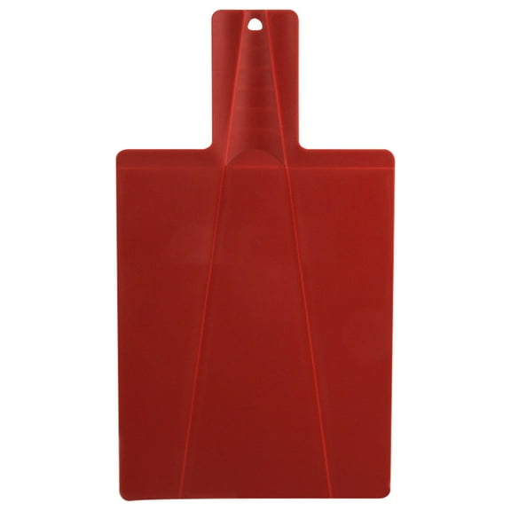 Foldable Cutting Board, Multi-Function Non-Slip Chopping Board, Dishwasher Safe Polypropylene Foldable Kitchen Board with Food Chute Easy Clean, Red
