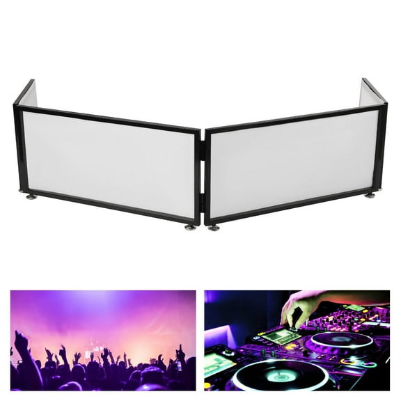 Foldable DJ Event Facade Cover Screen Frame Booth 168x50x40cm+ Travel Bag Case