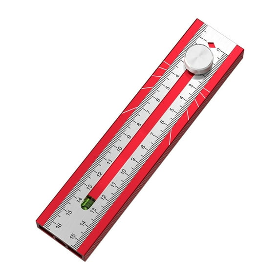 Foldable Depth Measuring Ruler Woodworking Multi Angle Marking Ruler Adjustable