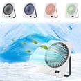 thumbnail image 1 of Foldable Desktop Fan 5 Speed Settings 1000mAh USB Rechargeable Portable Mini Fan Wall Mountable for Home Office Camping by PALIFEUR, 1 of 7