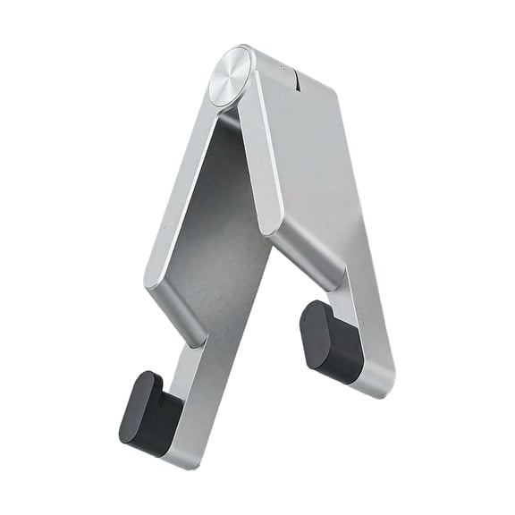 Ergonomic Aluminum Phone Stand Adjustable Angle Antislip Base Desktop Phone Holder for 4-12Inch Mobile Screens
