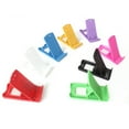 thumbnail image 1 of Foldable Desktop Plastic Phone Holder Bracket Stand for Live Video,Random Color, 1 of 6