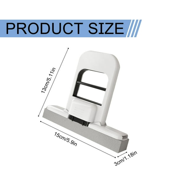 Foldable Desktop Short Mop, Portable Dry Wet Cleaning System for Bathroom