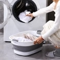 thumbnail image 1 of Foldable Dirty Clothes Basket, 55cm Extra Large Thickened Laundry Basin, 1 of 5