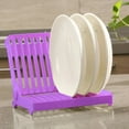 thumbnail image 1 of Foldable Dish Plate Drying Rack Organizer,Drying Rack for Vegetable Fruit and Tableware,Collapsible Dish Drainer Cutlery Plastic Storage Organizer Holder Home Kitchen, Easy to, for Space Saving, 1 of 2