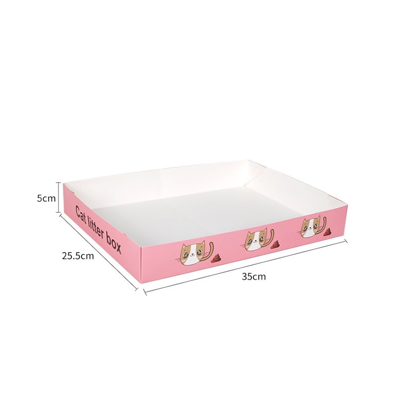 Foldable Disposable Cat Litter Box Pet Sand Box Container Kitten Travel