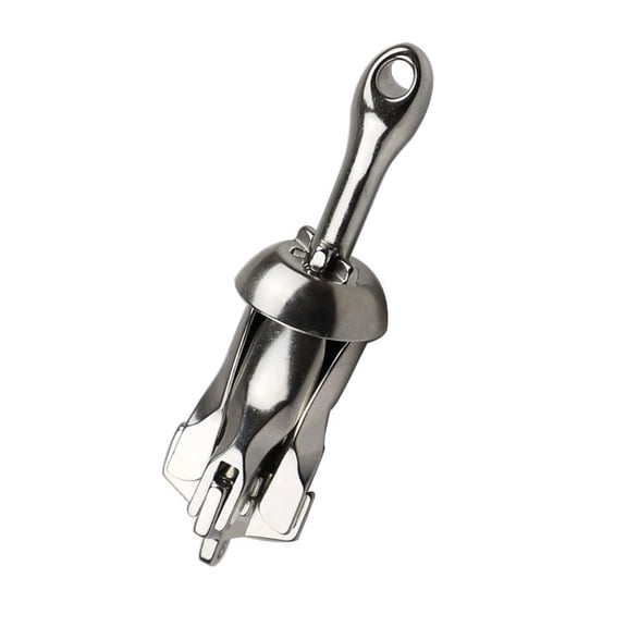 Foldable Docking Hardware Metal Foldable Grapnel Marine Vessel Use Stainless Quick Fixing for Ship Boats