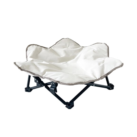 Foldable Dog Bed 35 Inch Waterproof & Durable Oxford Fabric Elevated Pet Cot, Portable Folding Dog Cot for Indoor & Outdoor Use, Easy to Clean - Travel Camping Home Use