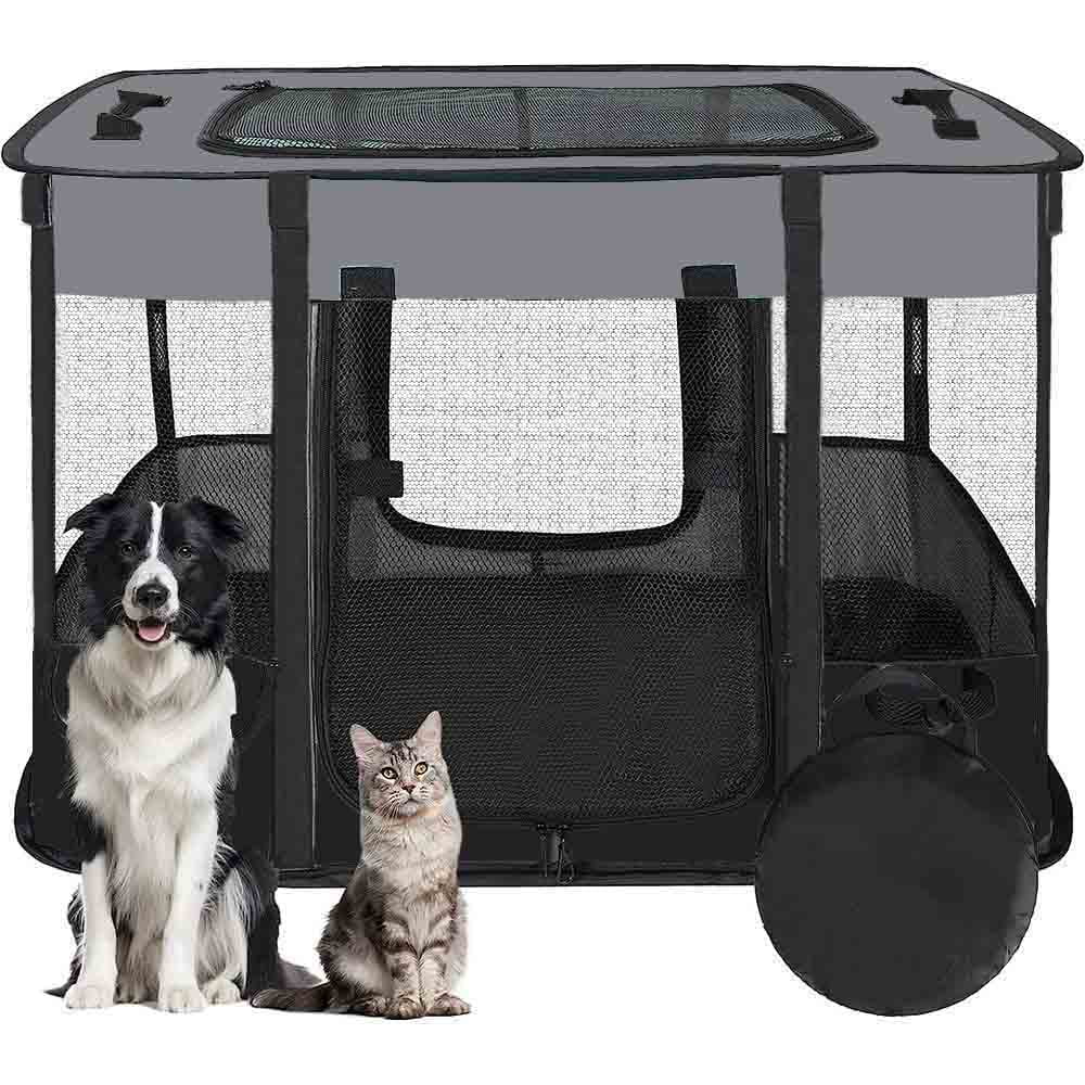 Foldable Dog Cat Playpens, Dog Playpen, Pet Playpen, Portable Exercise