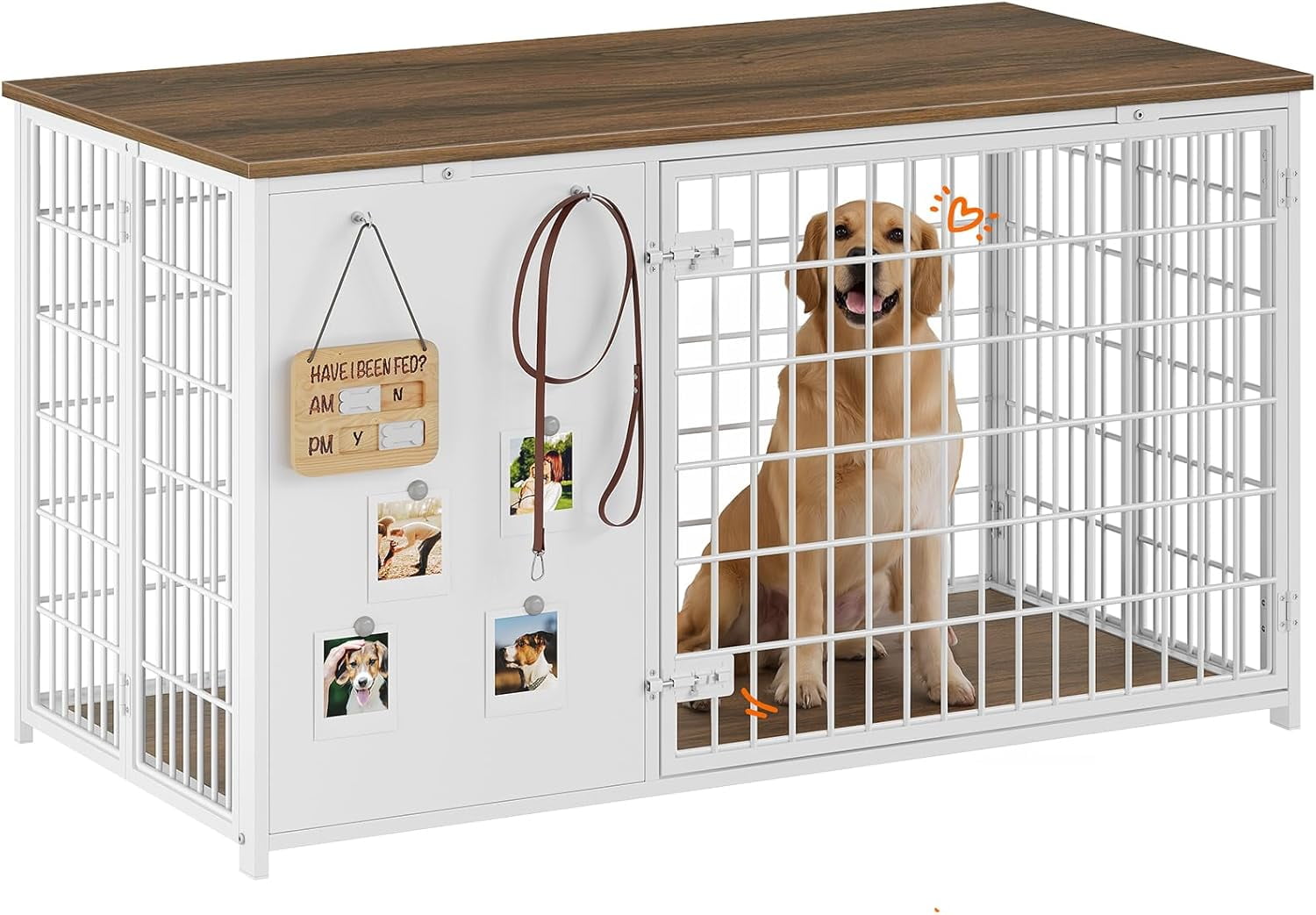 Sheds Dog Crate With Removable Canopy And Hooks photo