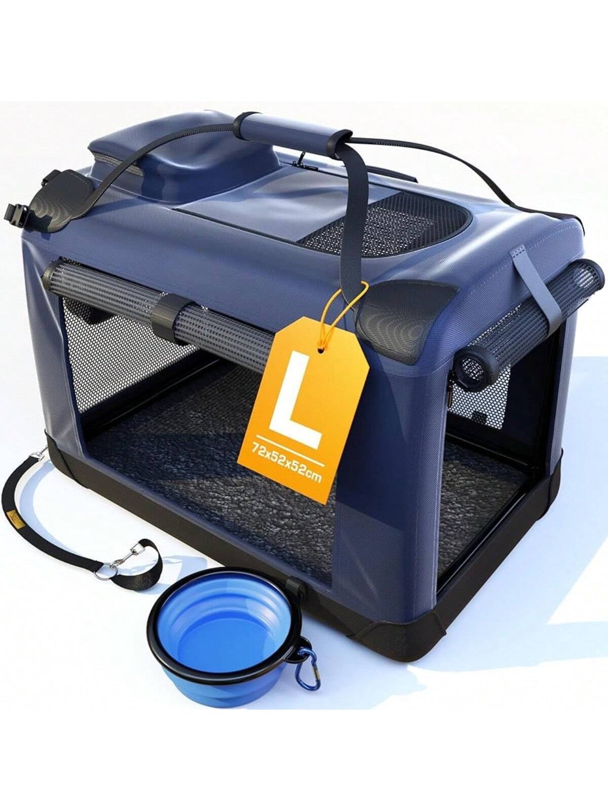 Foldable Dog Crate Portable Kennel for Large Dogs, EasytoUse PopUp