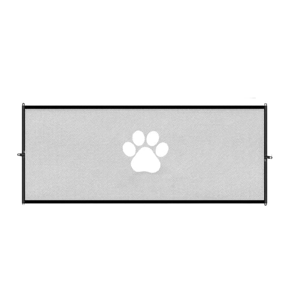Foldable Dog Gate,Portable Pet Gate, Stairway Pet Gate, Doorways with Breathable Mesh Screen, Cat Dog Gate Indoor for The House Providing a Safe Enclosure,70.86×30.70 inch(B)