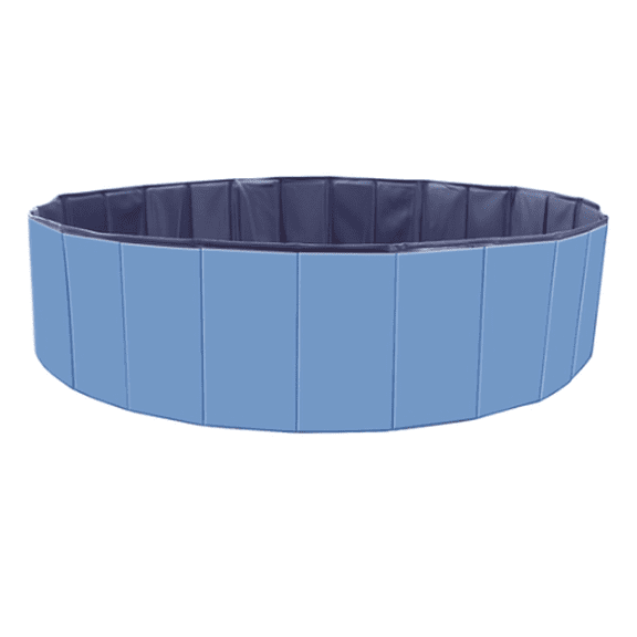 Foldable Dog Pet Bath Pool Collapsible Dog Pet Pool Bathing Tub Kiddie Pool Doggie Wading Pool for Puppy Small Medium Large Dogs Cats, 63" Blue