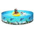 thumbnail image 1 of Foldable Dog Pool,Portable Swimming Pools for Kids,Non-Inflatable Bathing Tub,Thickened Outdoor Kiddie Pool,Non-Slip Kids Pool,Pets Wading Pool for Small Dogs,Cats, 1 of 7
