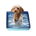 thumbnail image 1 of Foldable Dog Pool for Swimming and Bathing â Portable Collapsible Pet Bath Tub for Indoor and Outdoor Use, 20 x 3.15 Inch Anti- Square Pool for Dogs and Cats, Space-Saving Design, 1 of 5