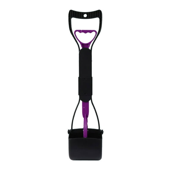 Foldable Dog Poop Waste Collection Scoop, Sturdy Pet Poop Basket, With Long Handle High Strength Substance And Durable Spring for Picking Up Grass and Gravel