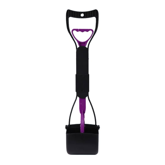 Foldable Dog Poop Waste Collection Tool, Portable Pet Poop Scoop with Long Handle, Durable ABS for Easy Cleanup on Grass and Gravel, for Dogs and Cats