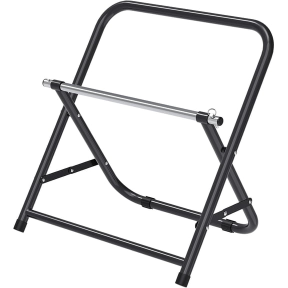 Foldable Double-Decker Wire Spool Rack Holder with 100lb Capacity for Cable Organization and Storage