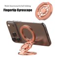thumbnail image 1 of Foldable Double Sided Magnetic Cell Phone Stand,360° Adjustable Alloy Phone Holder for iPhone 17 16 15 14 13 Pro Max,Samsung Galaxy,All Smartphones,Decompression Fingertip Gyroscope, 1 of 6