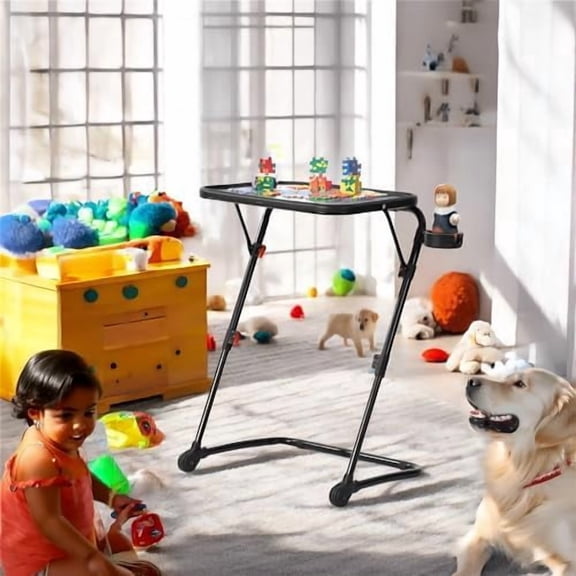 Foldable Drafting Table with Adjustable Height and Tilting Top with Cup Holder for Home Studio, Art Projects, Technical Drawing, and Remote Work Use$$Home Decor, Kitchen, & Other