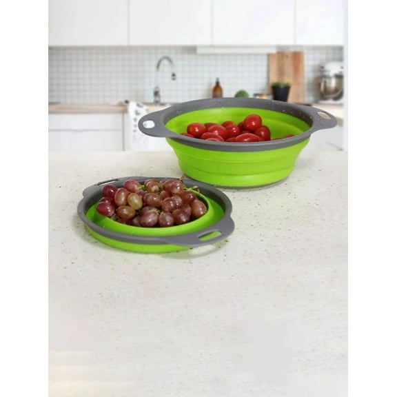 Foldable Drain Basket For Fruits, Vegetables. Foldable Design.