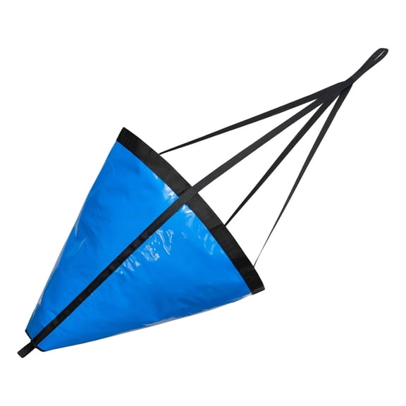 Kayak Drift Sock PVC Water Resistance Gear with Strap Support for Inflatable Boats, Lake Fishing, Small Vessel Use