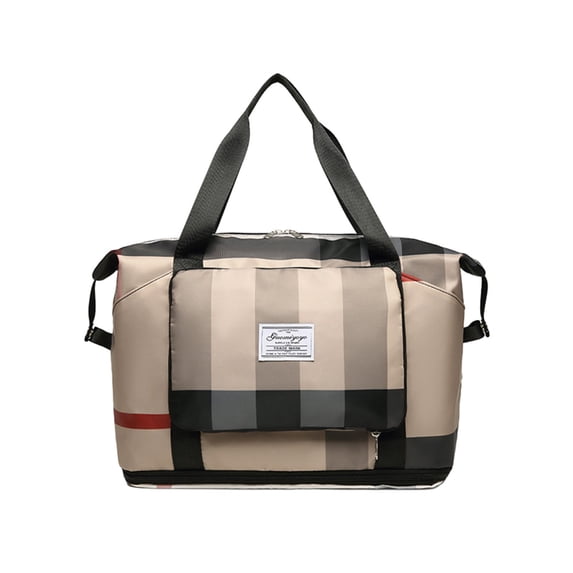 Foldable Duffle Bag for Travel Water-Resistant Nylon Foldable 40x34x20cm Luggage Bags for Travel with Strap for Easy Transport