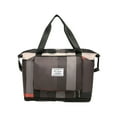 thumbnail image 1 of Foldable Duffle Bag for Travel Water-Resistant Nylon Foldable 40x34x20cm Luggage Bags for Travel with Strap for Easy Transport, 1 of 8