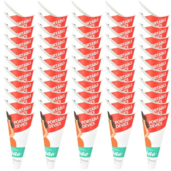 Foldable And Dustpan Set 50PCS Female Urination Device Pee Funnel For Women Portable Disposable Female Urinal Funnel To Standing Pee For Pregnant Travel Camping Outdoor Activities
