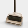 thumbnail image 1 of Foldable And Dustpan Set And Dustpan Set With Long Handle Light Weight Stainless Poles Stand Dustpans With Combo For Home Kitchen Pet Dog Hair Brown & Beige Color, 1 of 6