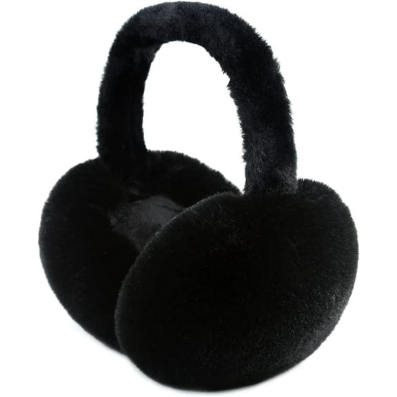 Foldable Ear Muffs for Women Cold Weather Fluffy Earmuffs Winter Warm Headband Cute Slouchy Ear Warmers
