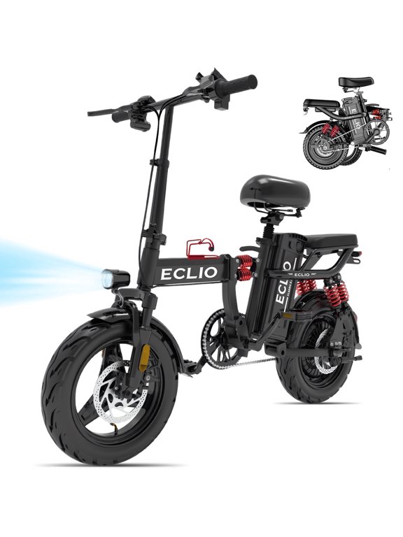 Foldable Electric Bike for Adults, Class 2 Street Legal Ebike with Comfortable Full Suspension, UL2849 by TUV