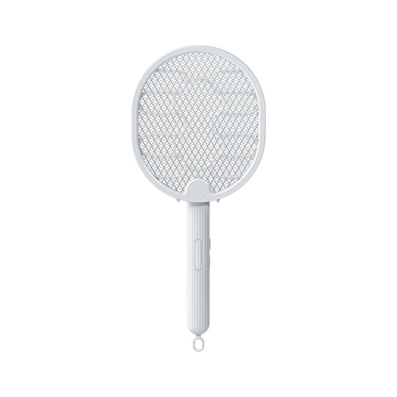 Foldable Electric Rechargeable Repellent-Racket with Light Zapper