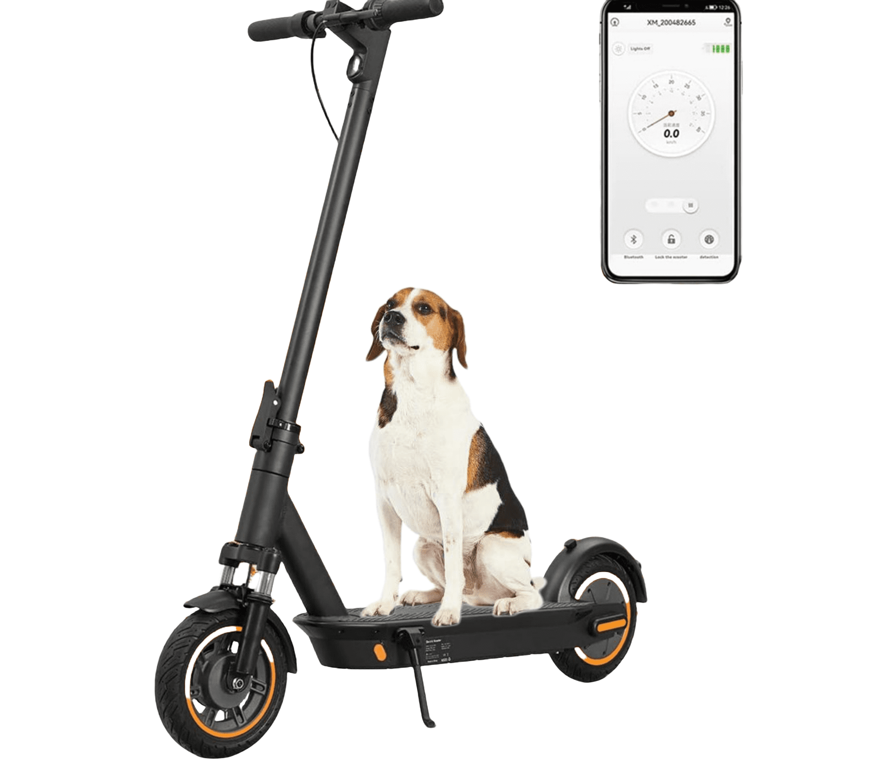 HEZZO Foldable Electric Scooter for Adults, 36V 500W Powerful Motor, 21.5 MPH, 37 Mile Range, 15.6Ah Battery, 10" Tires Folding E-Scooter