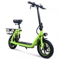 thumbnail image 1 of Foldable Electric Scooter for Adults with Seat & Basket, 15MPH, 265lbs Capacity Electric Scooter Suitable for Adults Commuting and Transportation, 1 of 4