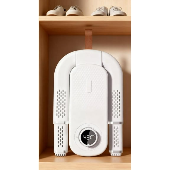 Foldable Electric Shoe Dryer - Portable Shoe Boot Dryer, Heat Blower for Shoes, Socks, Gloves & Ski Boots, Multi-Purpose Drying Machine, Compact Travel-Friendly Design